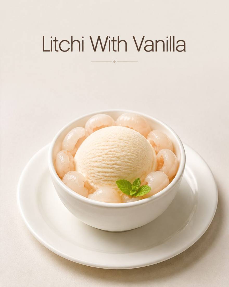 Litchi With vanila