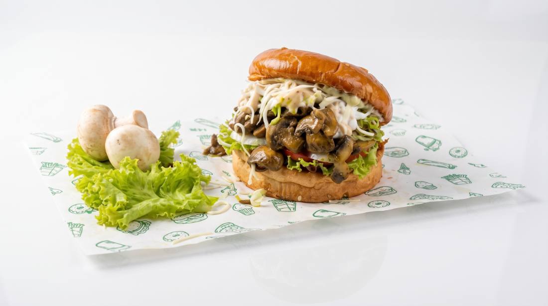 Mushroom Doner Burger