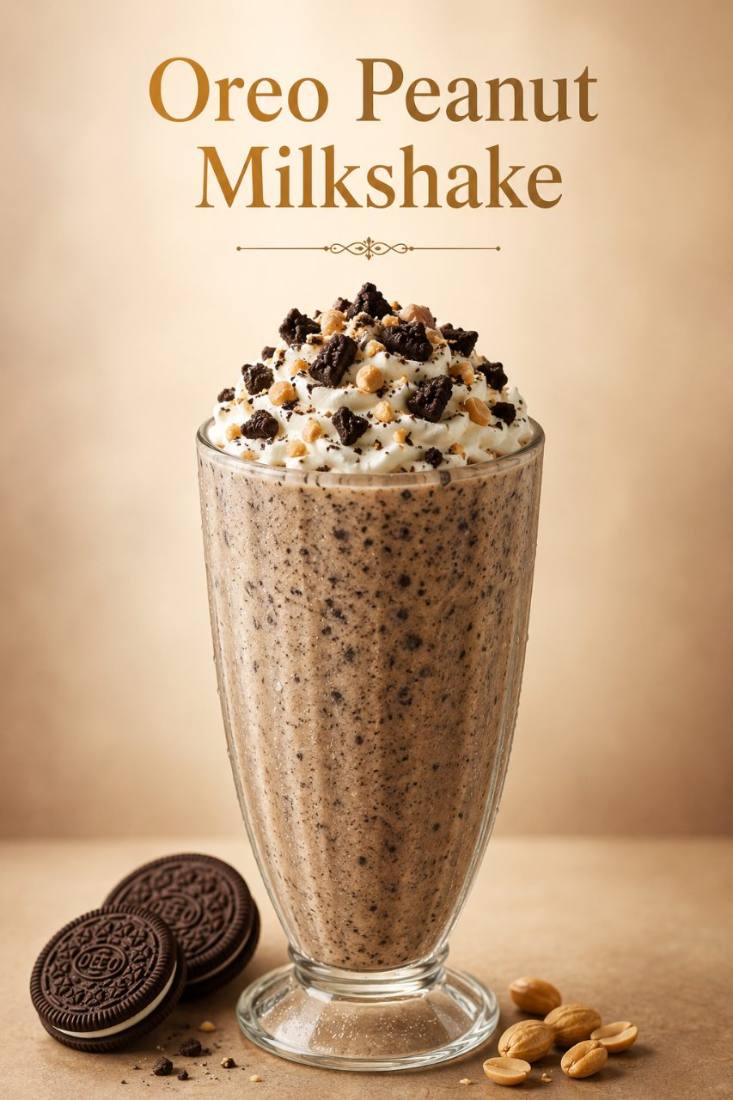 Oreo with Peanut Milkshake