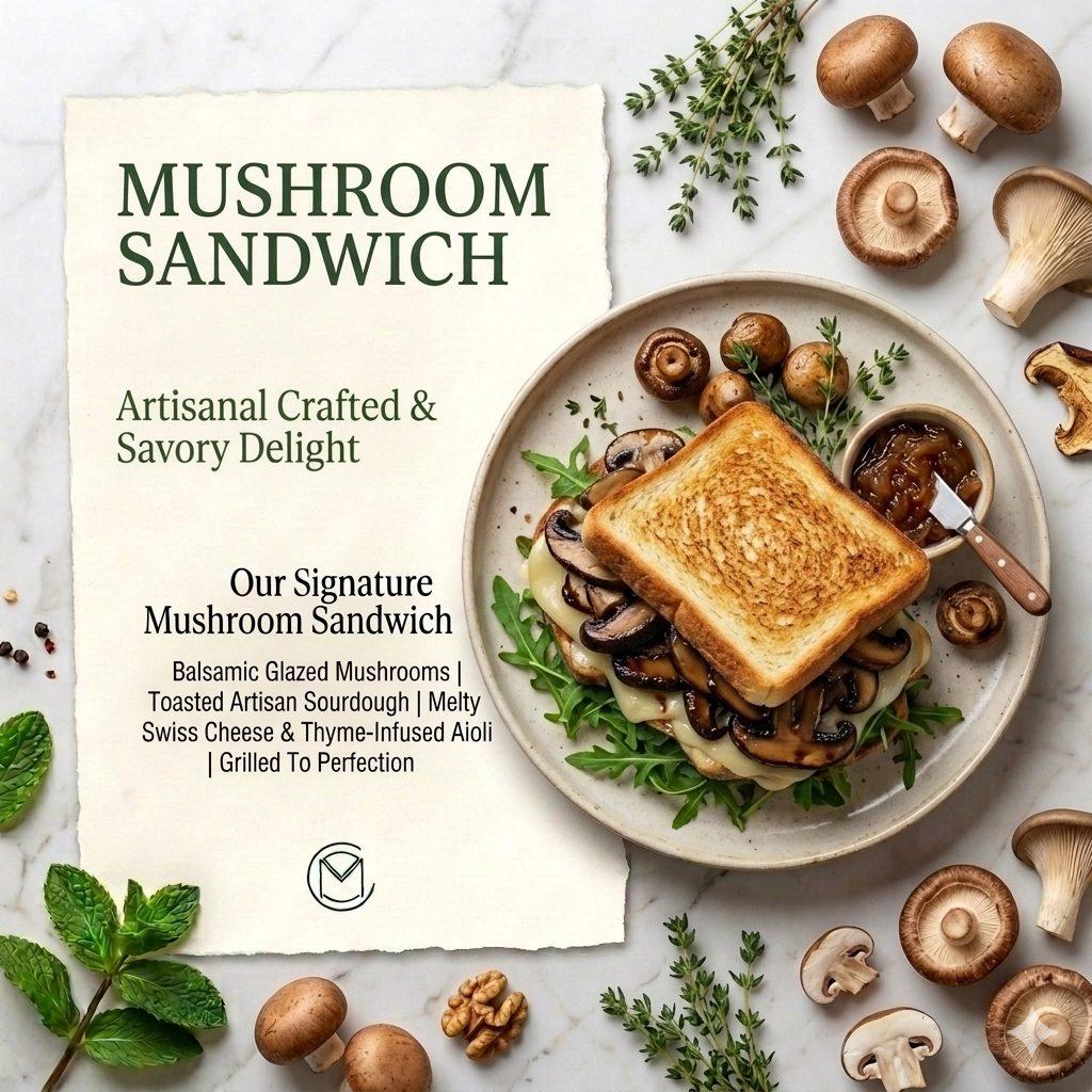 Mushroom Sandwich