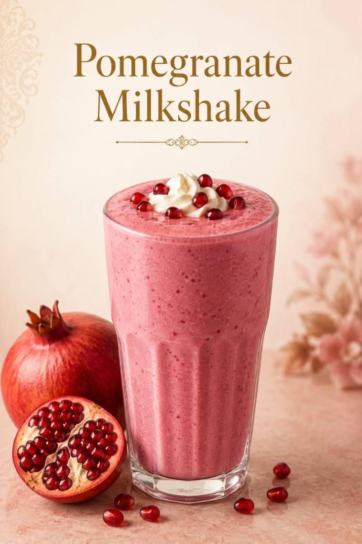 Pomegranate Milkshake