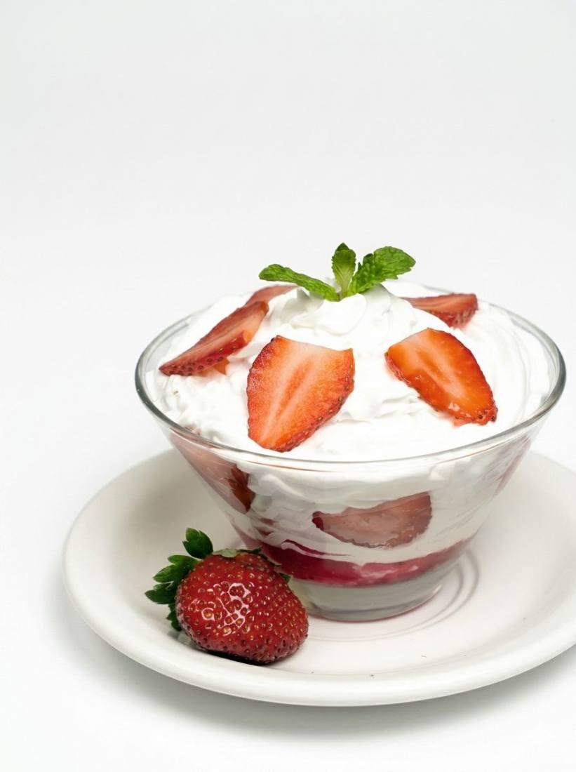 Strawberry with Fresh Cream
