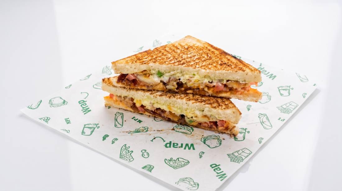 Peri Peri Cheese Corn Sandwich