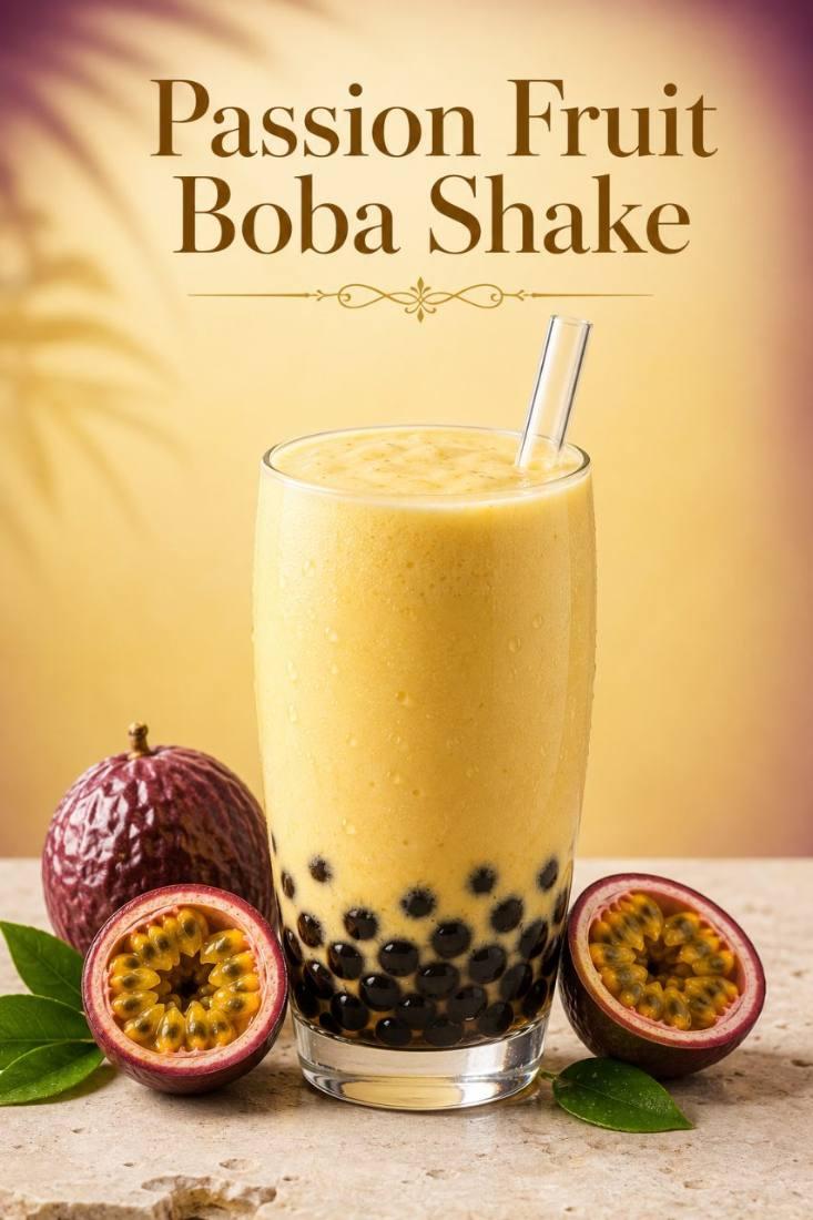 Passion Fruit Boba