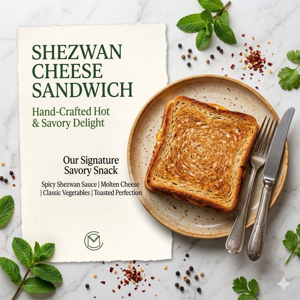 Schezwan Cheese Sandwich